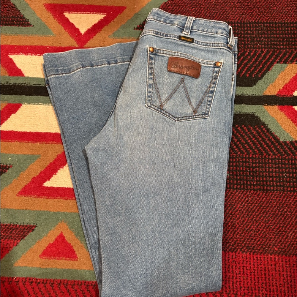 Wrangler Women's Light Blue Flare Jeans